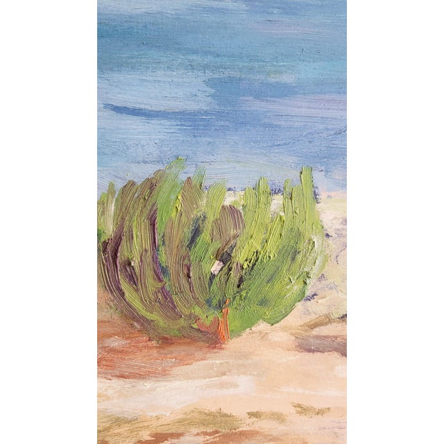 Adriatic Coastal Landscape, 1960s, Oil Painting on Canvas, Framed For Sale - Image 7 of 16