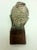 Mid 19th Century Bronze Buddha Head on Wood Stand For Sale - Image 4 of 10