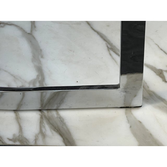 Metal Milo Baughman Attributed Chrome Chairs - a Pair For Sale - Image 7 of 13