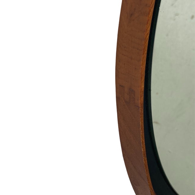 Black Teak Mirror by Uno & Östen Kristiansson for Luxus For Sale - Image 8 of 11
