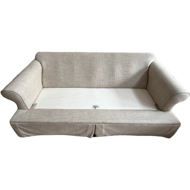 2000 - 2009 Custom English Roll Arm Sofa by Mitchell Gold + Bob Williams Platinum Collection For Sale - Image 5 of 18
