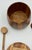 Ryze Mushroom Coffee Acacia Wood Handcrafted Storage Jar Container W/ Spoons 3pc Set For Sale - Image 4 of 7