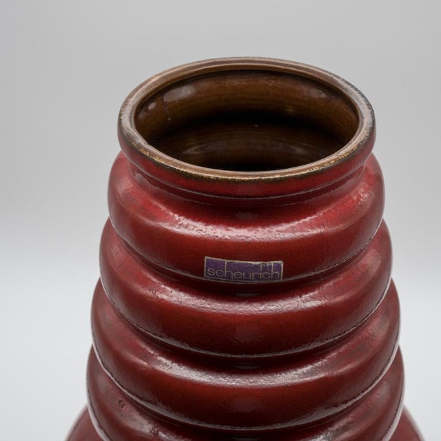 1970s Model 269-40 Wien Floor Vase from Scheurich Keramik, West Germany, 1970s For Sale - Image 5 of 9