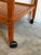Teak Tile-Top Rolling Bar Cart Danish Mid-Century Modern Tea Trolley 1960s For Sale - Image 9 of 11