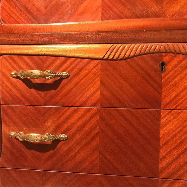 1950s Italian Bar Cabinet in the Style of Paolo Buffa, 1950s For Sale - Image 5 of 6