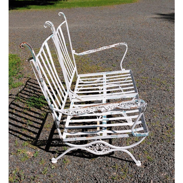 Woodard Andalusin Right and Left Armchair. These can be used together to form a settee or at the ends of the semi circle...
