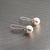 Metal Akoya Pearl Earrings 14 Kt Yellow Gold Certified For Sale - Image 7 of 13