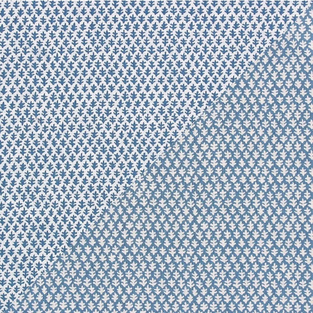 Contemporary Sister Parish Burma Performance Fabric in Summer Blue For Sale - Image 3 of 3