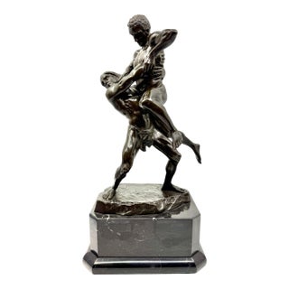1900s Philipp E. Hamburger Neo-Classical “The Wrestlers” For Sale