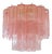 Ceiling Light with Pink Murano Glass, Italy, 1990s For Sale
