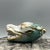 This is a charming and unusual vintage Chinese porcelain snuff bottle, crafted in the form of a dragon's head. The bottle...
