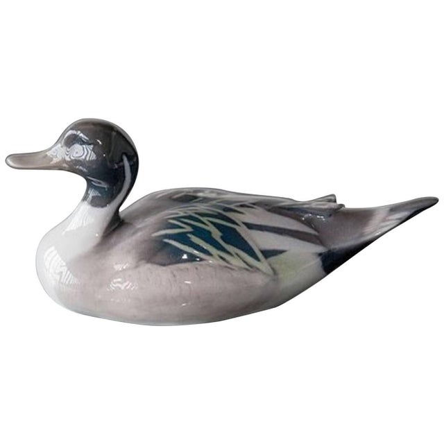 Royal Copenhagen Nr. 1933 Duck Figurine by Peter Herold for Royal Copenhagen For Sale - Image 4 of 4