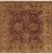 Pasargad Home Agra Lamb's Wool Area Rug, 6' 1" X 6' 1", Red For Sale In New York - Image 6 of 6