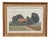 William Fleetwood, House and Trees, 1951, Oil on Canvas, Framed For Sale