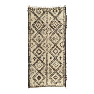 Vintage Moroccan Beni Ourain Rug, 06'00 X 12'09 For Sale