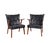 Danish Chairs in Teak and Faux Leather from Erhardsen & Andersen, 1960s, Set of 2 For Sale - Image 16 of 17
