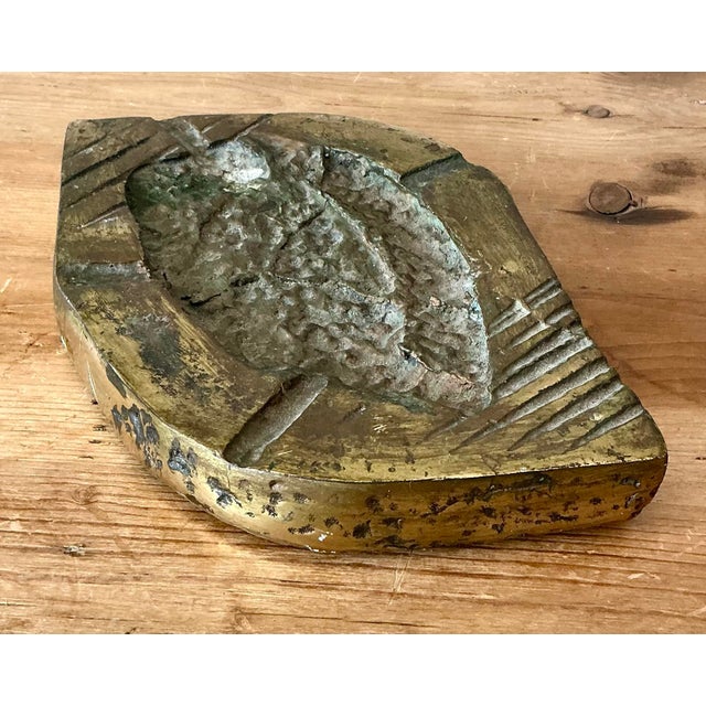 Vintage Brutalist Leaf Ashtray For Sale - Image 12 of 12