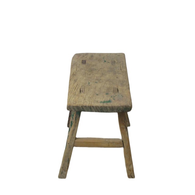 1960s Vintage Shandong Farmer's Stool or Accent Table For Sale - Image 5 of 6