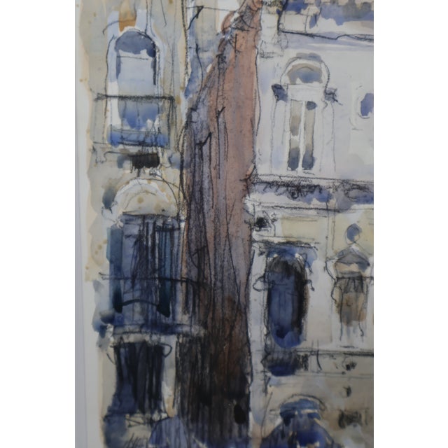 Jeffrey Harpham “A Meeting at Campo Maria Formosa” 2003 Venice Watercolor For Sale In Washington DC - Image 6 of 14