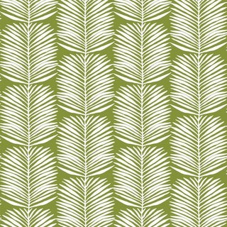 Premium Wallpaper, Green Palm Leaves From Mitchell Black, 182 Sq Ft For Sale
