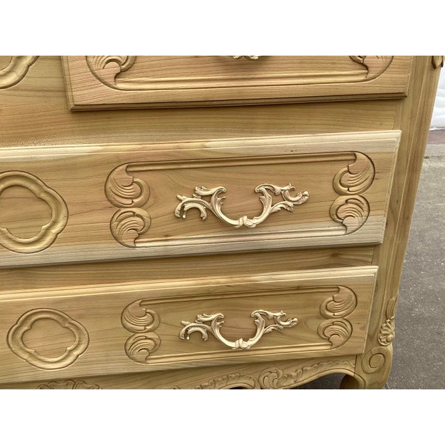 This is a sensational and unique French chest. Made of solid cherry wood, this chest has been sand-blasted and sanded to...