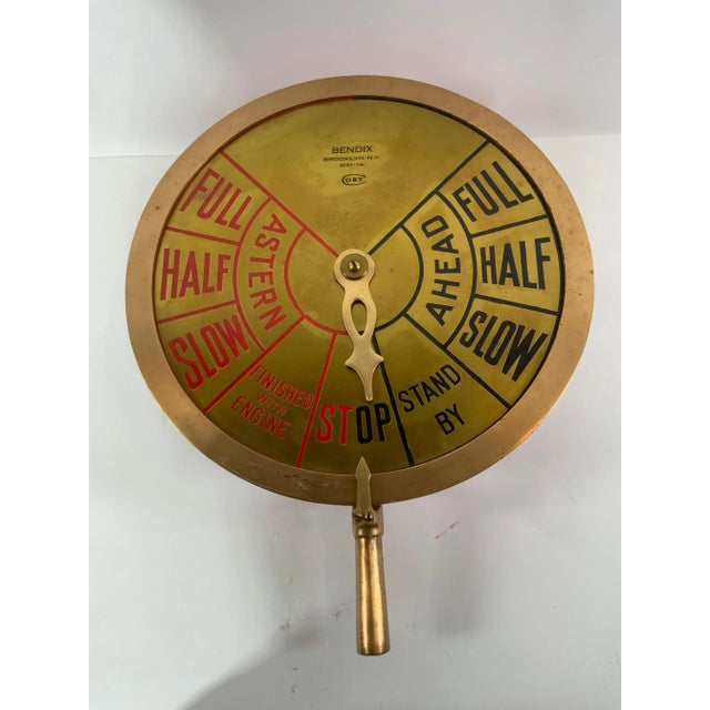Ships Engine Room Telegraph by Bendix For Sale - Image 11 of 12