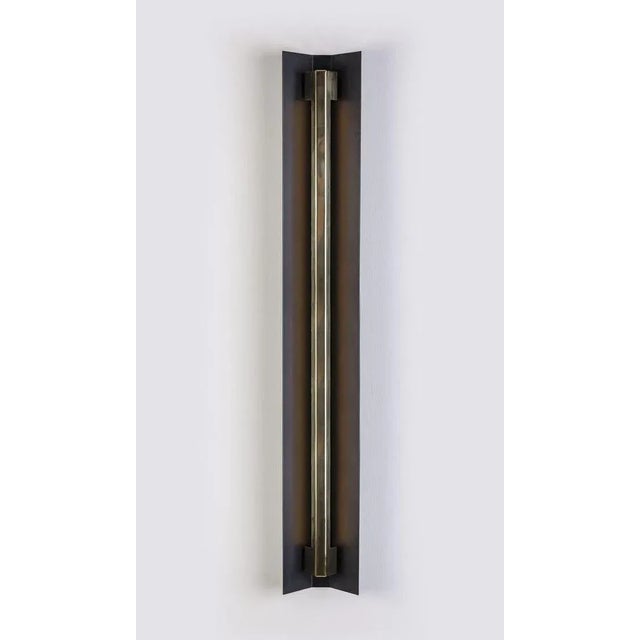 Small Misalliance Ex Jet Black Wall Light by Lexavala For Sale - Image 6 of 7
