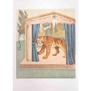 Enrico Benaglia, The Tiger Edition of 120, 1990s, Lithograph For Sale