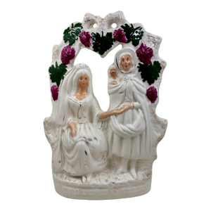 19th Century Staffordshire Fortune Teller Figurine From England