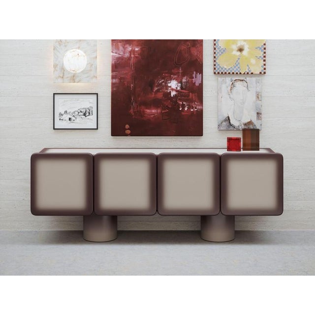 Four-Doors Sideboard with Lacquer Finish by Ultramobili For Sale - Image 11 of 13