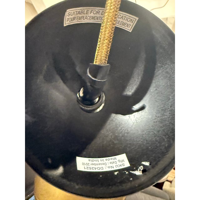 Barry Dixon for Arteriors Egg Drop Mini Pendant For Sale - Image 12 of 13