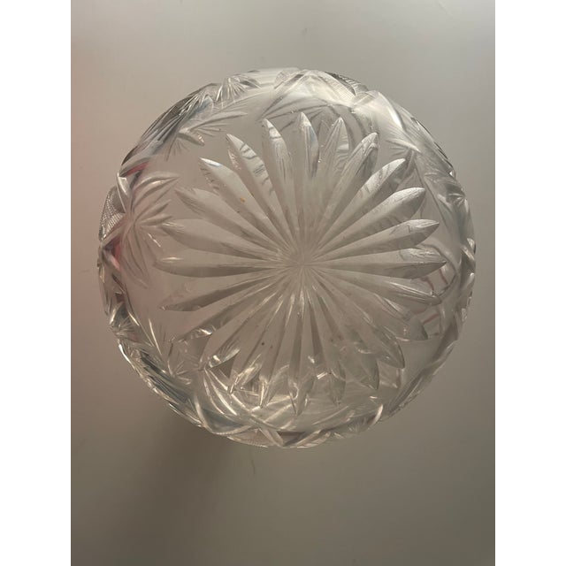 This antique Cut Glass Wine Carafe is a true treasure. With its stunning round shape and clear color, it's the perfect...