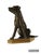 Figurative Bronze Dog Statue Lab, Labrador Sitting Wooden Bace Artist Signed: Name? & 1995 For Sale - Image 3 of 12