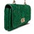 Valentino Valentino Garavani Green Leather Rockstud Shoulder Handbag For Sale - Image 4 of 12