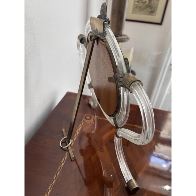 Murano Glass Table Mirror, 1949 For Sale - Image 6 of 11