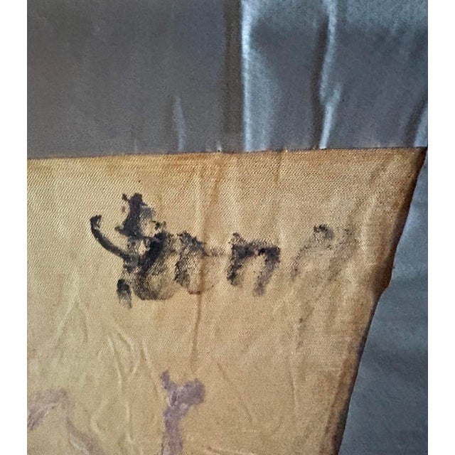 Abstract Unique Purvis Young Mixed Media Painting, Signed, 21.75” X 35.75” For Sale - Image 3 of 10