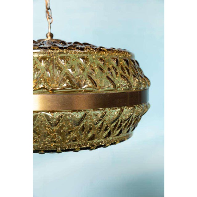 Glass Swedish Glass Pendant by Carl Fagerlund, 1970s For Sale - Image 7 of 18