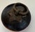 Vintage Asian Red and Black Painted Wooden Round Lidded Box With Metal Ring Handle For Sale - Image 14 of 17