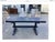 French Provincial French Painted & Distressed Monastery Table For Sale - Image 3 of 12