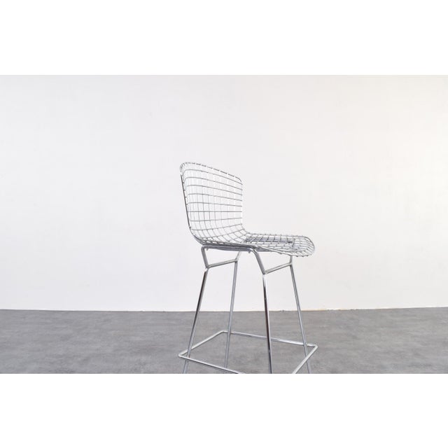 Vintage Bar Stools by Harry Bertoia for Knoll International, 1970s, Set of 2 For Sale - Image 11 of 16