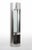 Italian Modern Totem Floor Lamp with Mirror, Steel and Glass, 1970s For Sale - Image 4 of 8