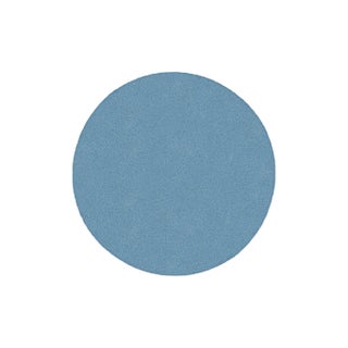 Light Blue Circle Plain Rug from Marqqa For Sale
