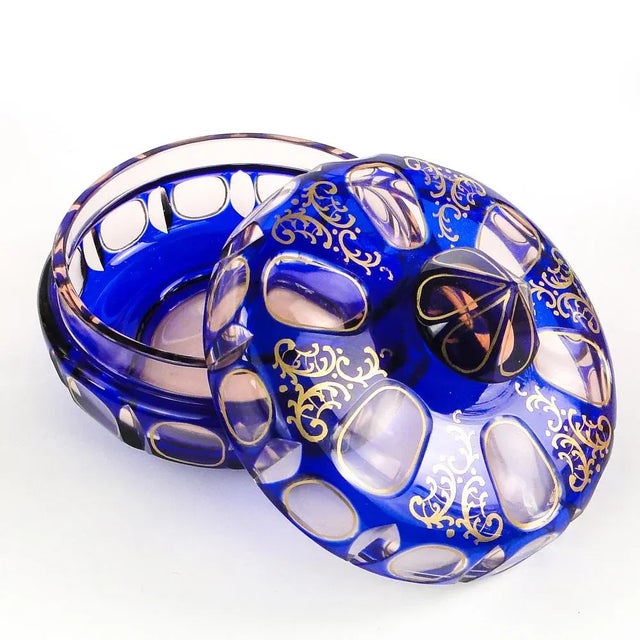 Biedermeier Candyer from Egermann, Czechoslovakia, 1950s For Sale - Image 9 of 13