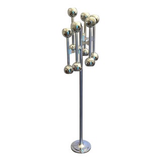 Space Age Floor Lamp by Gaetano Sciolari, 1970s For Sale