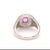 Gemstone Natural 0.71 cts pink sapphire & 1.11 cts diamond ring 18k gold For Sale - Image 7 of 18