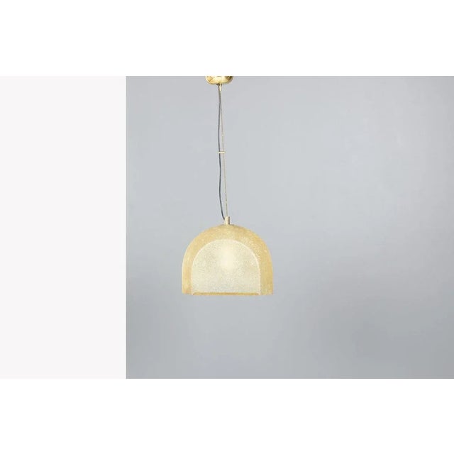 Pendant lamp designed by Salvatore Gregorietti for Lamperti/One in the 60s (stamp inside). Tricia model Ceiling lamp in...