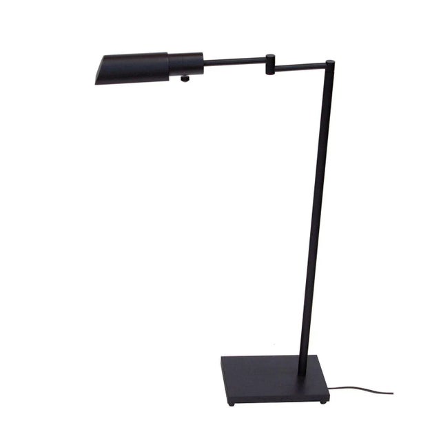 Matte Black Library Style Telescoping Floor Lamp For Sale - Image 4 of 12
