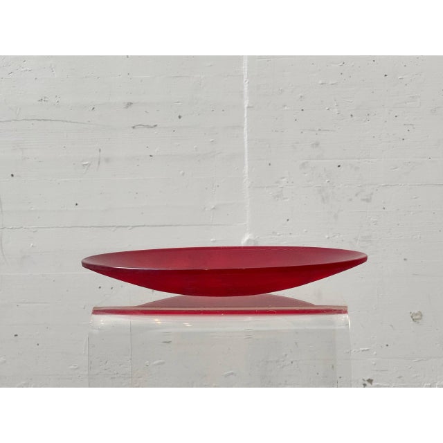 Glass Glass Fruit Bowl by Baldwin & Guggisberg, Nonfoux, 1996 For Sale - Image 7 of 7