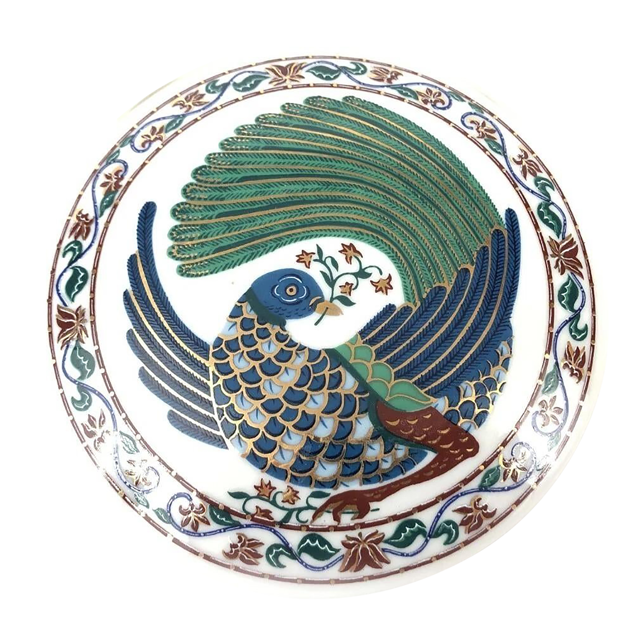 Vintage Byzantium Made in Japan Elizabeth Arden Porcelain Powder