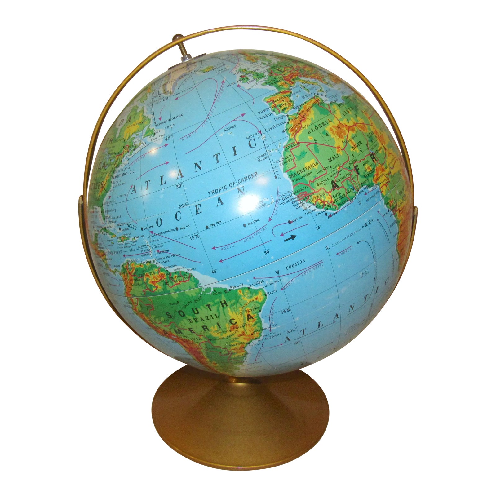 Vintage Tabletop Globe Chairish